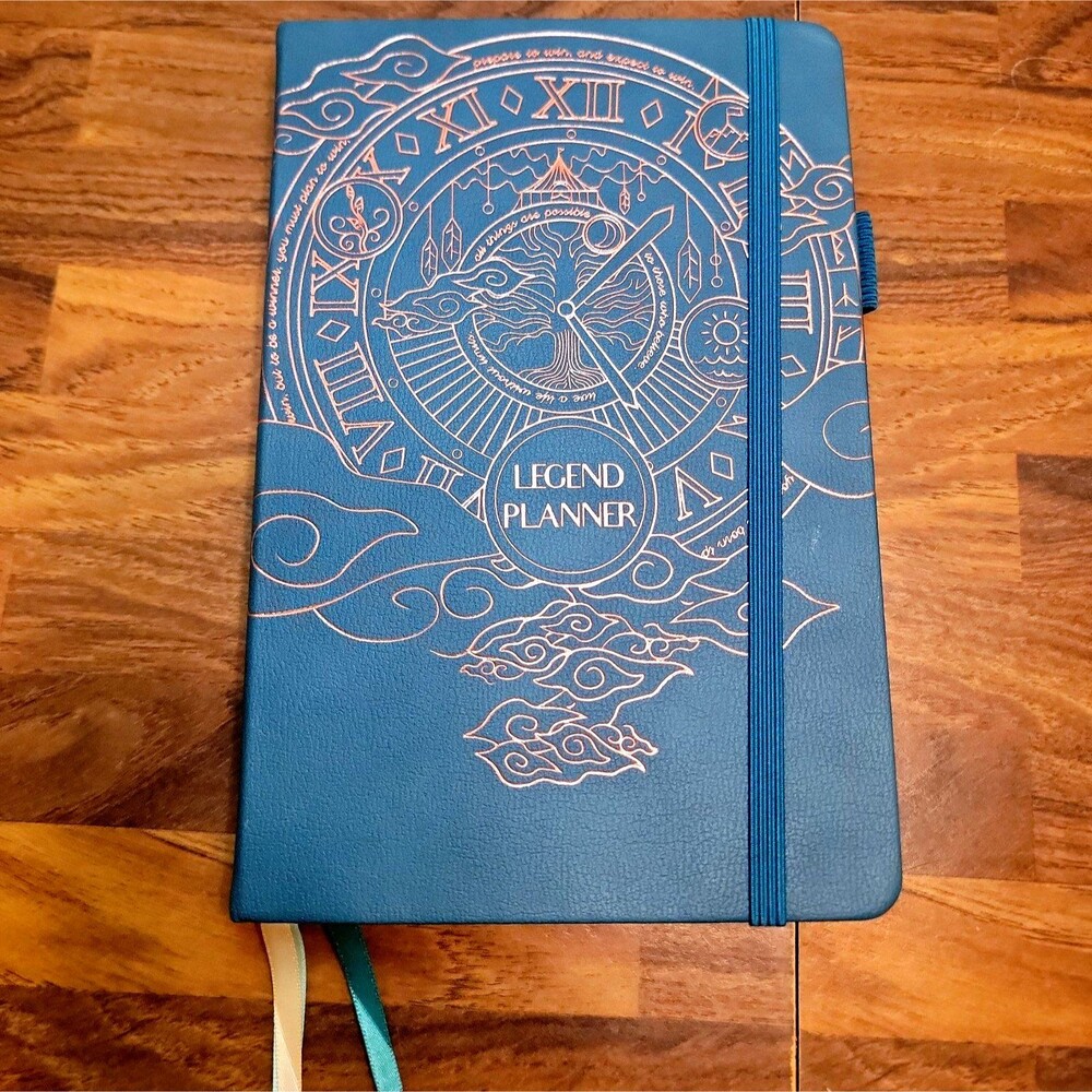 Legend Planner Personal Planner Goal Tracking Book with Stickers